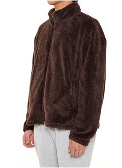 FOREVER 21 Faux Shearling Zip-Up Shacket  - Image 3