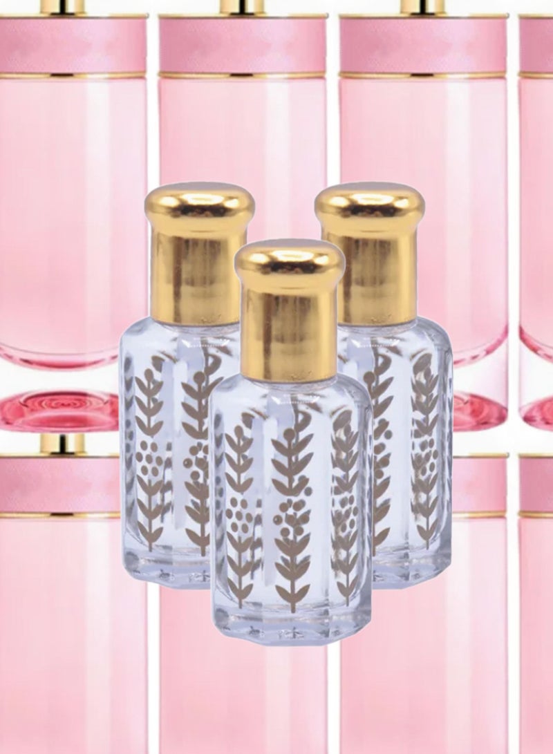 3 Pieces Candy Florale Fragrance Perfume Oil 12 Ml