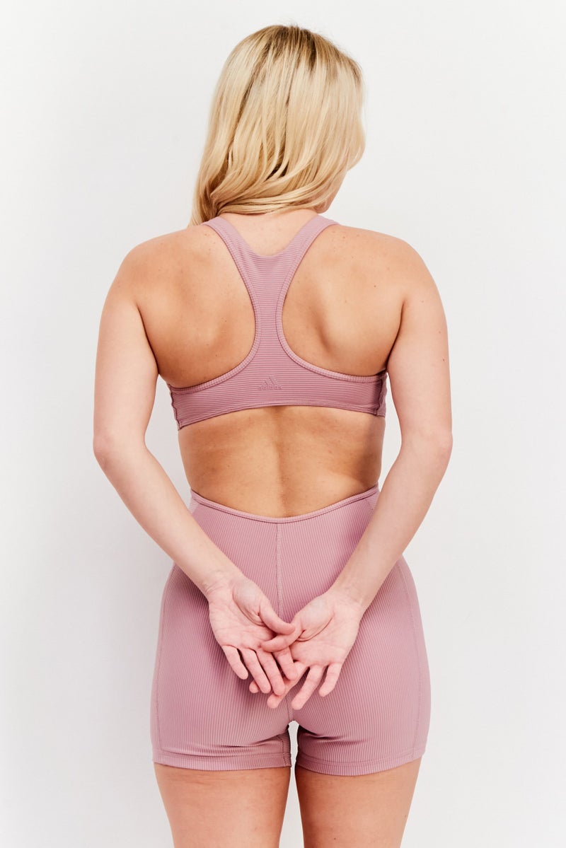 Adidas Women Sportswear Outdoor Playsuits, Mauve - Image 3