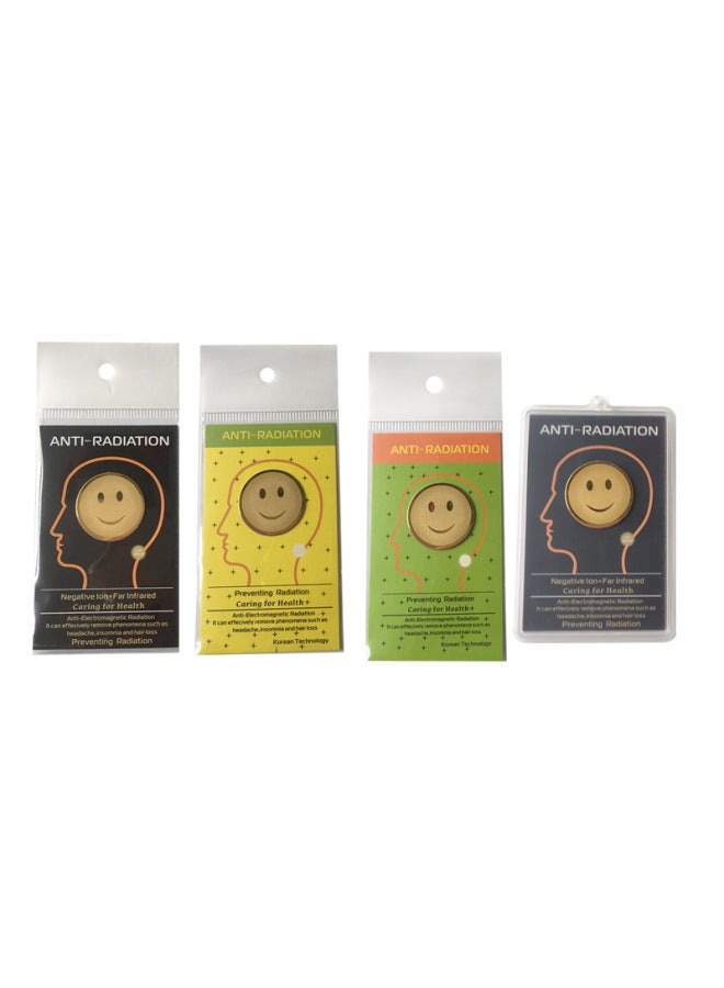 Generic Amazon's Smiling Face Anti-radiation Sticker/Anti Radiation Sticker Radiation Energy Mobile Phone Sticker-Color:Green English Manual + Opp Bag  - Image 2