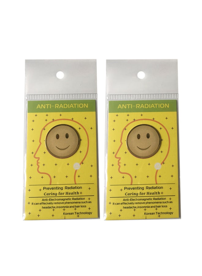 Generic Amazon's Smiling Face Anti-radiation Sticker/Anti Radiation Sticker Radiation Energy Mobile Phone Sticker-Color:Green English Manual + Opp Bag  - Image 4
