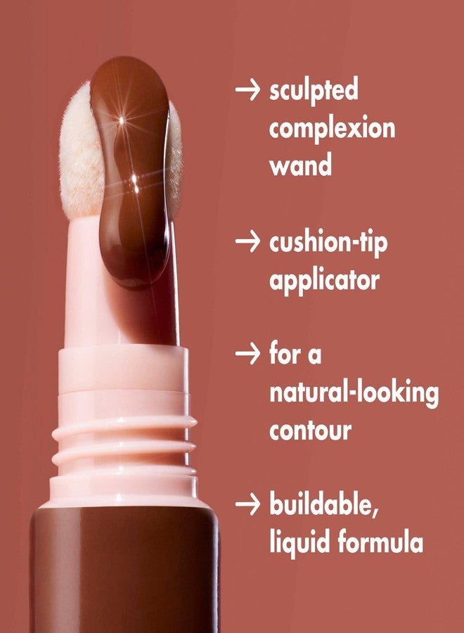 elf e.l.f. Halo Glow Contour Beauty Wand, Liquid Contour Wand For A Naturally Sculpted Look, Buildable Formula, Vegan & Cruelty-free, Light/Medium - Image 4