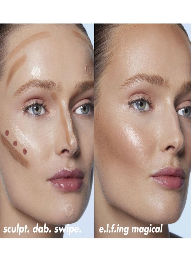 elf e.l.f. Halo Glow Contour Beauty Wand, Liquid Contour Wand For A Naturally Sculpted Look, Buildable Formula, Vegan & Cruelty-free, Light/Medium - Image 5