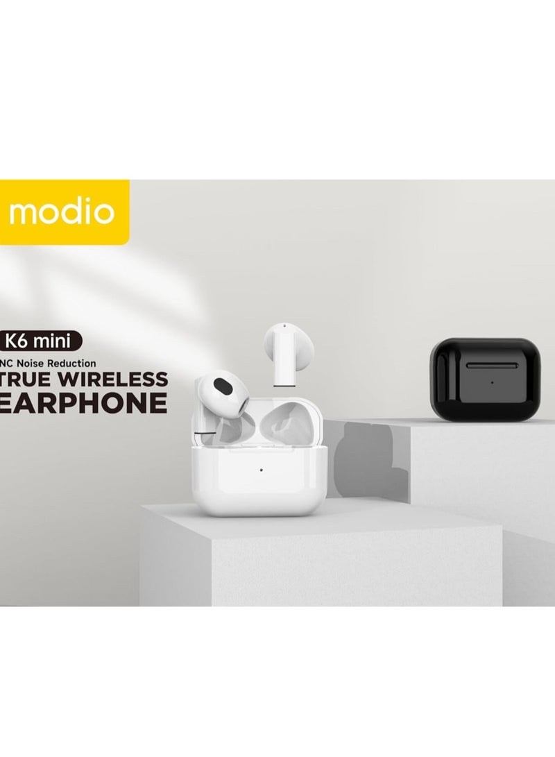modio Mini Wireless Bluetooth Earbuds with HD Sound Quality – Compact, Comfortable, and Compatible with All Android & iOS Devices - Image 3