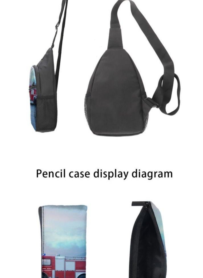 Universal cartoon new three-piece schoolbag - 1292