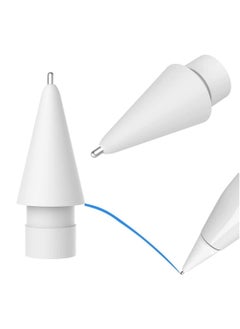 Generic 2 Pack Replacement Tips For Apple Pencil 1st/2nd Gen Upgraded Fine Point Apple Pencil Tips No Wear Out Precise Control Pen Like Nibs For IPad Pro/Air/Mini Pencil  - Image 1