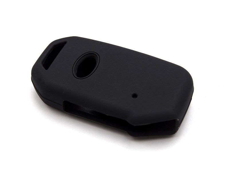 LIGHTKOREA Fob Remote Smart Key Case Protector Silicone Cover Compatible with Kia Sportage Cerato Forte Sports GT Sorento Soul Niro Seltos Telluride (Black) - Image 1