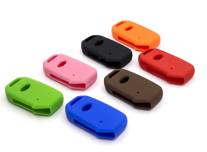 LIGHTKOREA Fob Remote Smart Key Case Protector Silicone Cover Compatible with Kia Sportage Cerato Forte Sports GT Sorento Soul Niro Seltos Telluride (Black) - Image 3