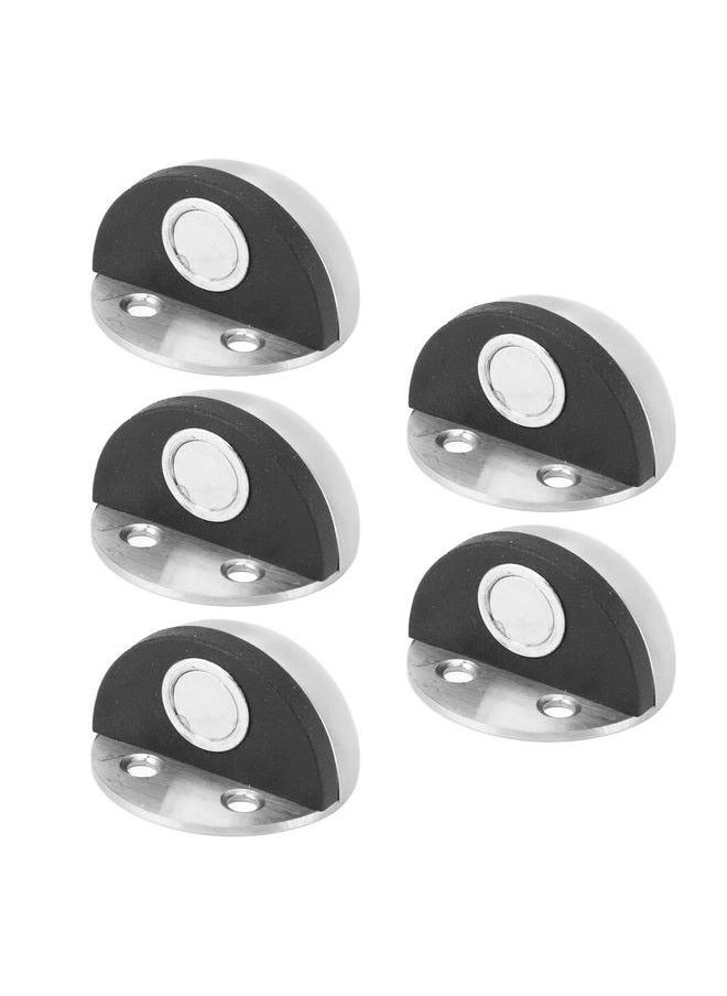 Thoraya 5 Sets Door Stopper Stainless Steel Rubber Door Stop Holder Catch for Bedroom Bathroom  - Image 5
