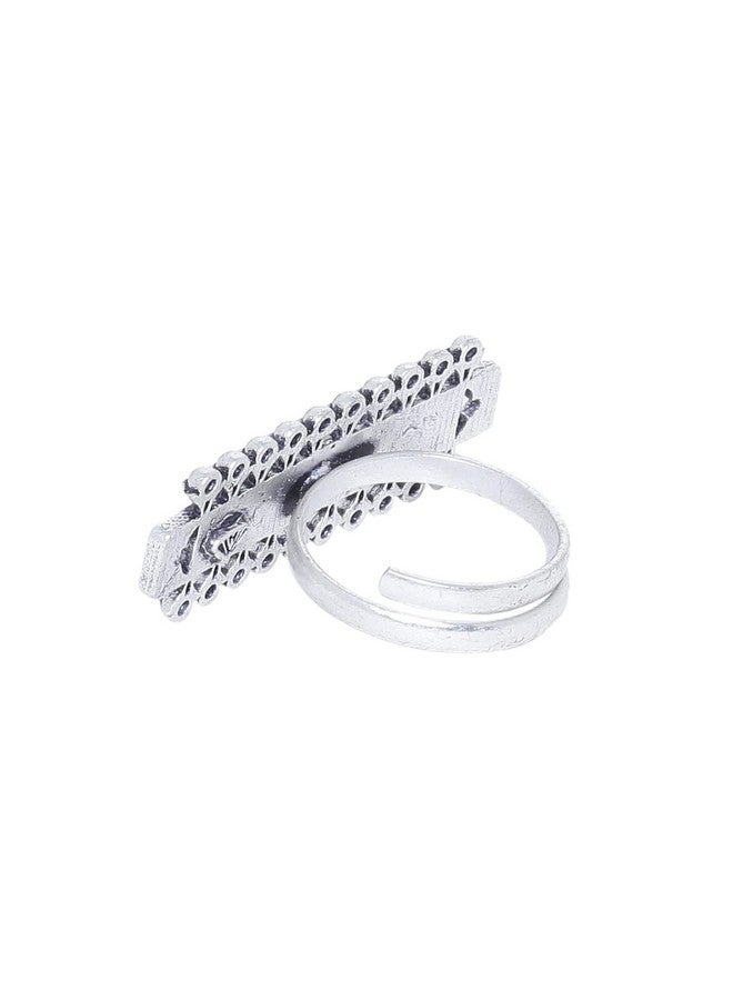 VOYLLA Taal Mridang Harmonium Statement Ring - Image 4