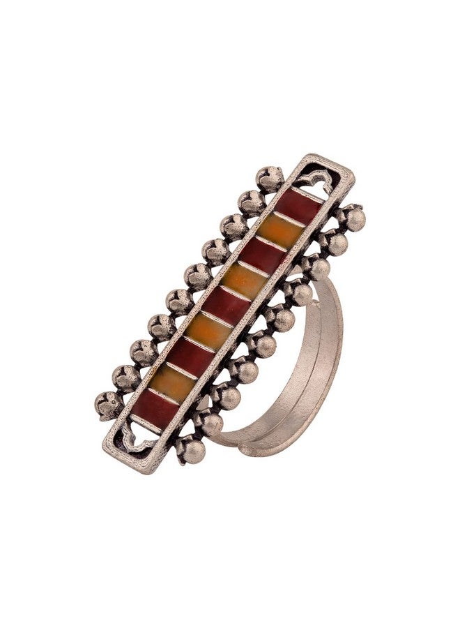 VOYLLA Taal Mridang Harmonium Statement Ring - Image 1