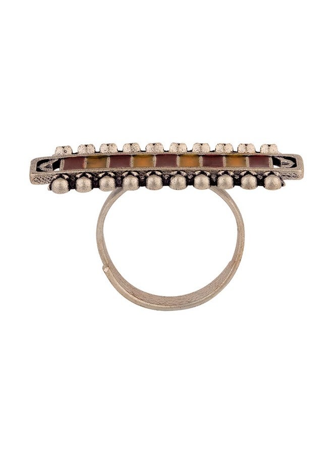 VOYLLA Taal Mridang Harmonium Statement Ring - Image 3