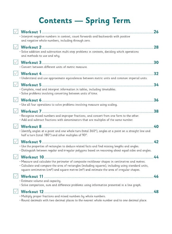KS2 Maths 10-Minute Weekly Workouts - Year 5  - Image 5