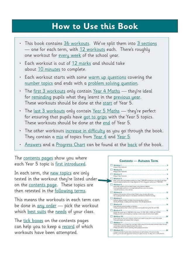KS2 Maths 10-Minute Weekly Workouts - Year 5  - Image 3