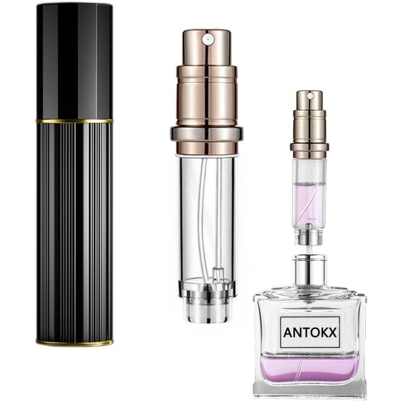 Perfume Refill Bottle, Perfume Bottle 5ml 0.17Oz Travel Perfume Atomizer Refillable for Men and Women Empty Spray Bottle - Image 1
