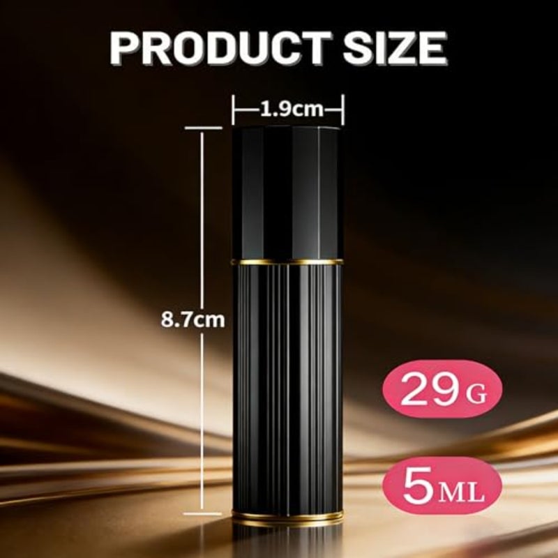 Perfume Refill Bottle, Perfume Bottle 5ml 0.17Oz Travel Perfume Atomizer Refillable for Men and Women Empty Spray Bottle - Image 2
