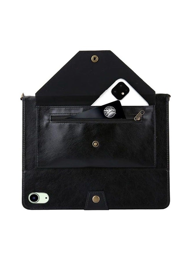 iPad Mini 6 Case, PU Leather Folio Zipper Case with Card/Pen Slot/Pocket, Compatible with iPad Mini 6th Gen 8.3. - Image 5