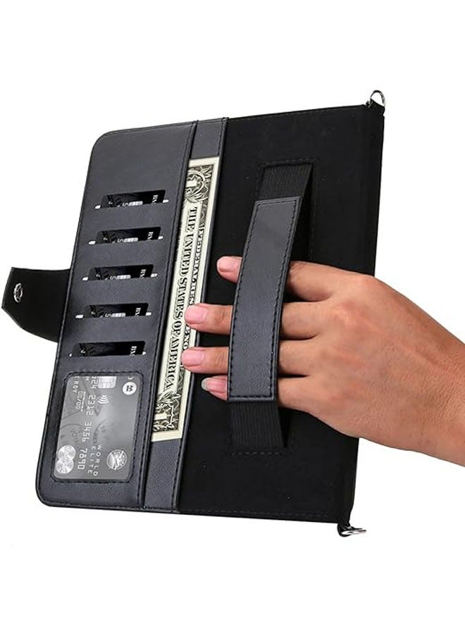 iPad Mini 6 Case, PU Leather Folio Zipper Case with Card/Pen Slot/Pocket, Compatible with iPad Mini 6th Gen 8.3. - Image 4