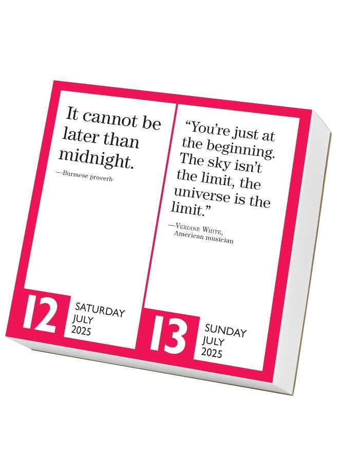 null - Keep Calm and Carry On Page-A-Day® Calendar 2025: 365 Quotes, Slogans, and Mottos for 2025 - Image 1