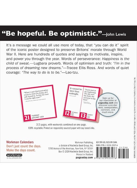 Keep Calm and Carry On Page-A-Day® Calendar 2025: 365 Quotes, Slogans, and Mottos for 2025