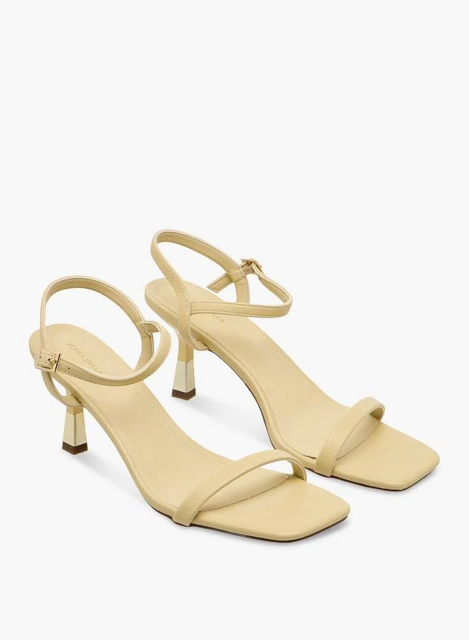 Flora Bella By Shoexpress Women Flared Heel Buckle Closure Sandals