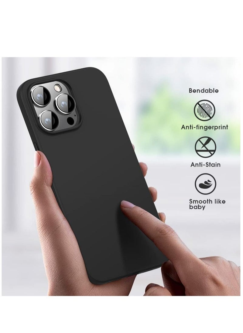 Generic - Compatible iPhone 14 Pro Max Case Slim Fit Ultra-Thin [Guardian Series] Soft TPU Matte Finish Coating Phone Cases Lightweight Anti-Scratch Back Cover Grip 6.7" (2022) - Image 1