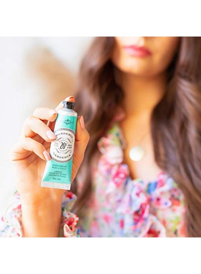 La Chatelaine 20% Shea Butter Hand Cream Organic Argan Oil Travel Size 1 Oz Moisturizing Nourishing Repairing Extra Rich Hand Lotion Nongreasy French Hand Therapy Paraben Free Gardenia - Image 4