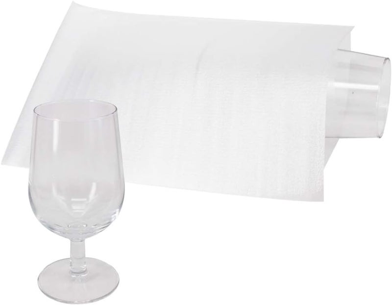 zmybcpack 100 Pack 7.5”x 12" Foam Wrap Cushion Pouches (0.75mmThickness), Extra 5 Pack Fragile Stickers Labels(60 pcs) - Protect Dishes, Glasses, Porcelain & Fragile Items, for Moving, Packing - Image 2