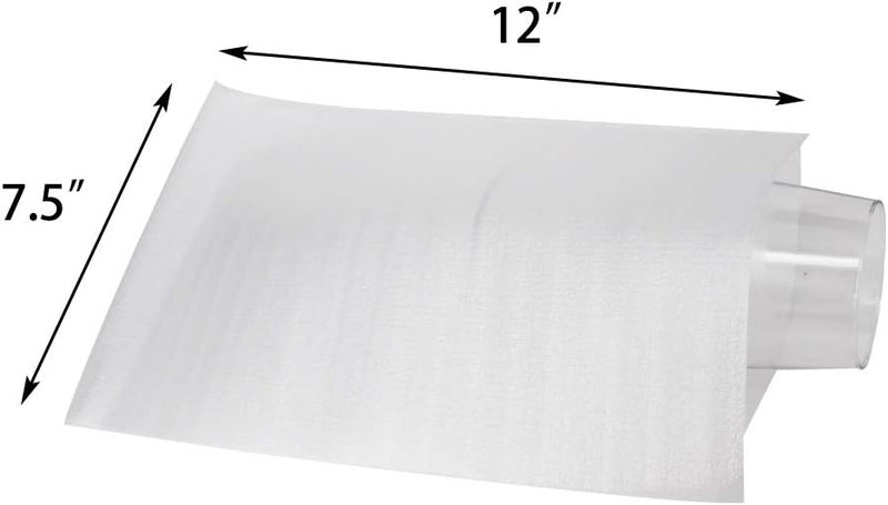 zmybcpack 100 Pack 7.5”x 12" Foam Wrap Cushion Pouches (0.75mmThickness), Extra 5 Pack Fragile Stickers Labels(60 pcs) - Protect Dishes, Glasses, Porcelain & Fragile Items, for Moving, Packing - Image 4
