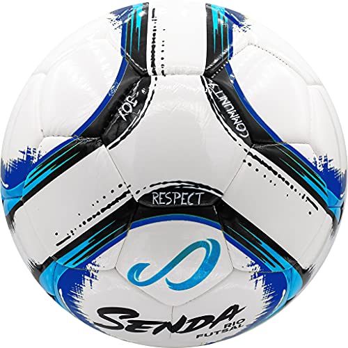 SENDA Rio Match Futsal Ball, Fair Trade Certified, Blue/Black, Size 4 (Ages 13 & Up) - Image 3