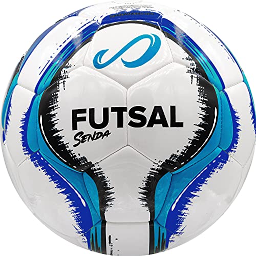 SENDA Rio Match Futsal Ball, Fair Trade Certified, Blue/Black, Size 4 (Ages 13 & Up) - Image 2