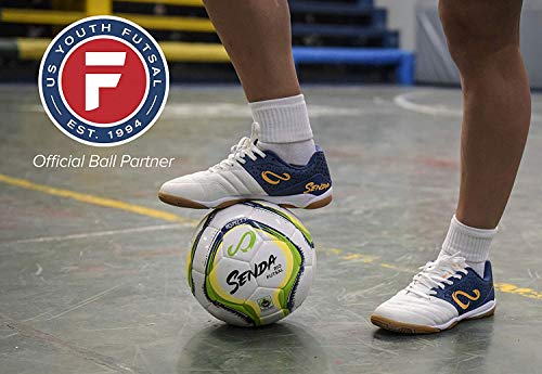 SENDA Rio Match Futsal Ball, Fair Trade Certified, Blue/Black, Size 4 (Ages 13 & Up) - Image 5