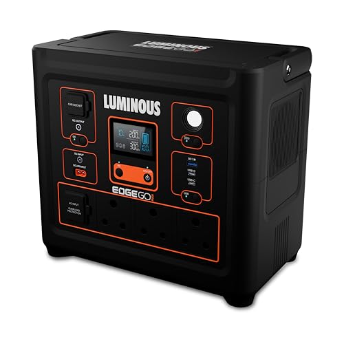 Luminous Edge GO P1000 Portable Power Station | 800W Output | 576 Wh | Fast Charging | Powers Multiple Devices | For Campers, Outdoor Shoot, Travel, Outdoor Parties, & Home Back-up | 5 Year Warranty - Image 1