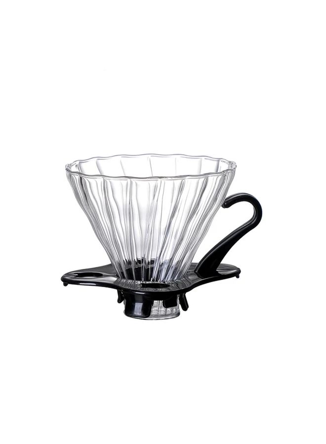 4 53x3 94 Inch Glass Pour Over Coffee Dripper With Handle Manual Coffee Maker Cone - Image 3