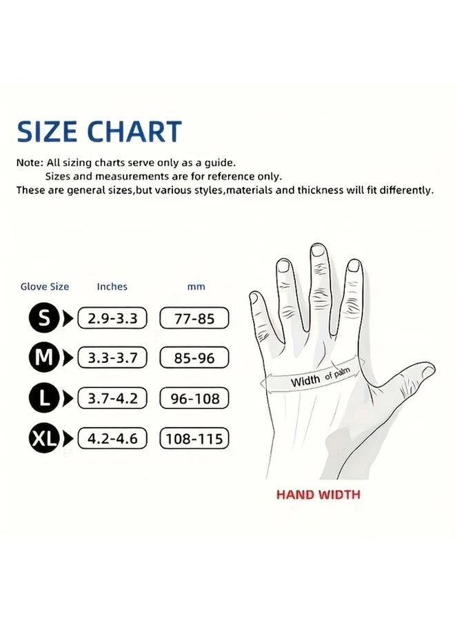 100 Pcs Black Nitrile Gloves L Size Household Kitchen Cleaning Touch Screen Boxed Set - Image 4