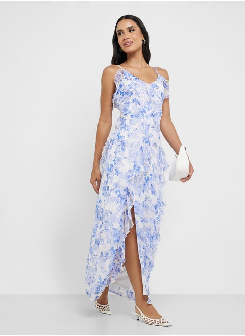 Onlmiriam Life Frill Maxi Dress
