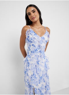 ONLY Onlmiriam Life Frill Maxi Dress  - Image 3