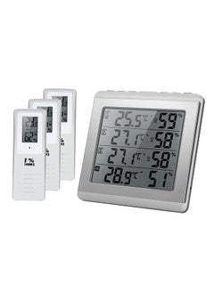 LCD ?/? Digital Wireless Indoor/Outdoor Thermometer Clock Temperature Meter  With Transmitter 