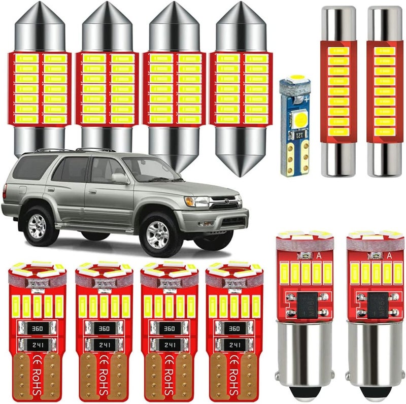 DODOFUN Deluxe Interior LED Lighting Kit for 1996-2002 Toyota 4Runner (8-pc Bulb 6000k) - Image 1