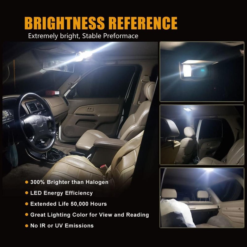 DODOFUN Deluxe Interior LED Lighting Kit for 1996-2002 Toyota 4Runner (8-pc Bulb 6000k) - Image 4