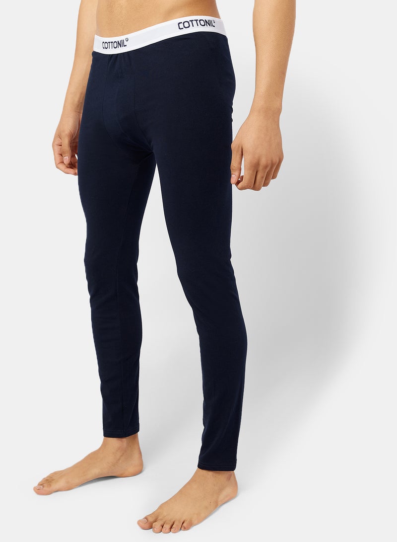 Cottonil Thermal Pants relax For Men - D Blue - Image 1