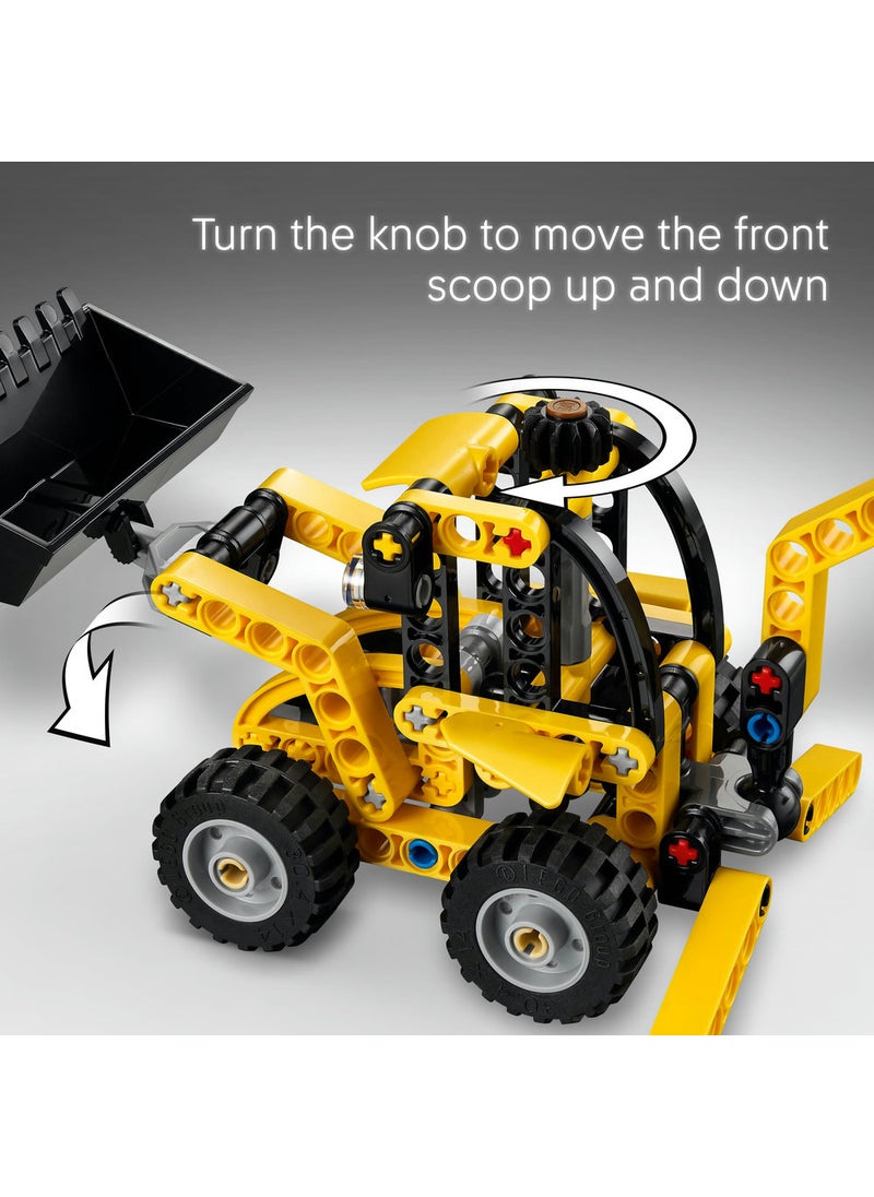 LEGO Technic Backhoe Loader Construction Toy Vehicle Set 42197 (104) Pieces  - Image 4