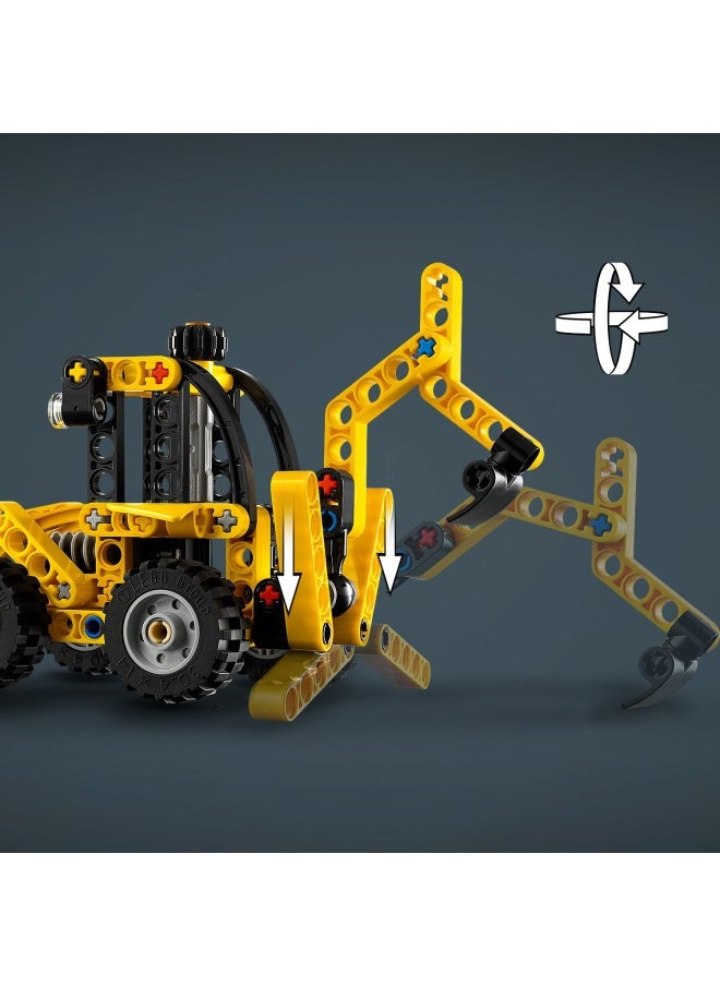 LEGO - Technic Backhoe Loader Construction Toy Vehicle Set 42197 (104) Pieces - Image 1