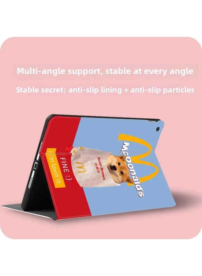 ينطبق على 2021 لجهاز Iphone 9ipad7 Tablet 10.2 بوصة 6air5 حافظة واقية 4 Shell 10 Generation 8mini2pro3 1-اللون: نمط كتاب Funny Cat-نموذج قابل للتطبيق: iPad Air6(11 بوصة) - Image 5