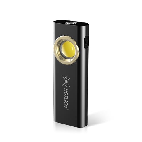 HOTLIGH ZF6767 Rechargeable Pocket Flashlight - 1000LM LED Flashlight Rechargeable, Small Pocket Light with Clip & Magnetic Base, EDC Flashlight for Outdoor, Night Walking, Emergency (1 PC) - Image 1