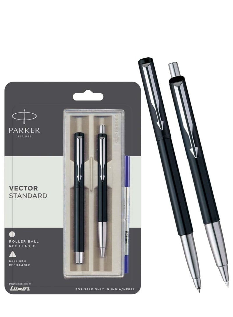 باركر قلم باركر فيكتور قياسي Ct(Rb+Bp) من باركر فيكتور (أسود) - Image 1