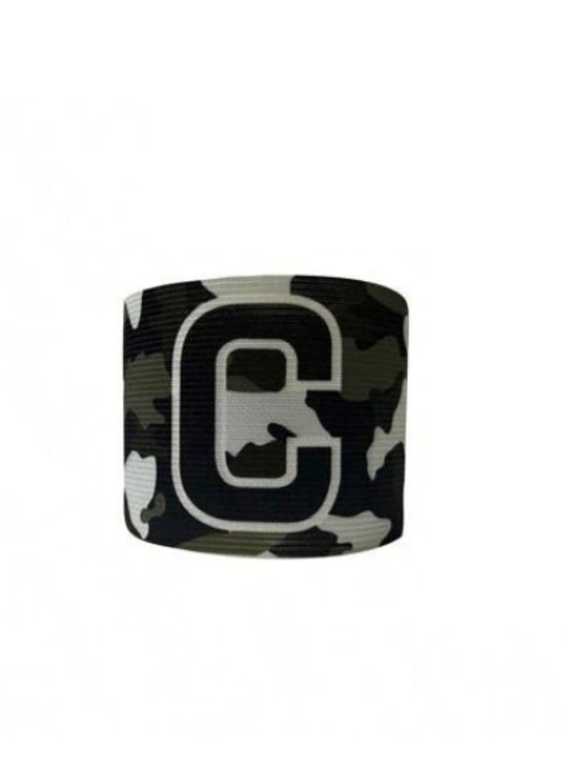 Spall Adjustable Captain C Armband - Elastic, Comfortable, and Stylish Army Color - Image 1