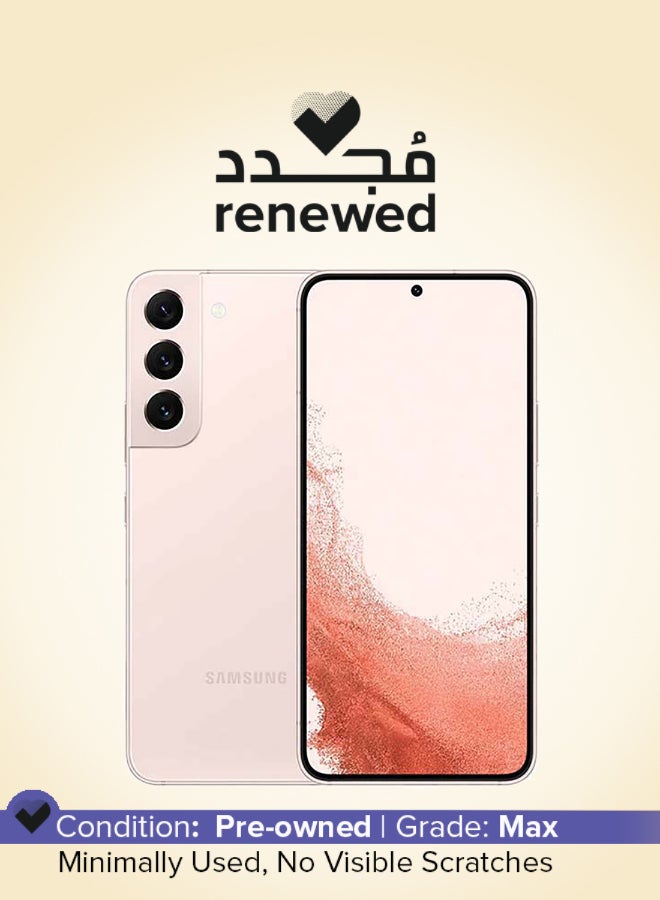 Samsung Renewed -  Galaxy S22 256GB 8GB RAM Single SIM Pink Gold - International Version - Image 1