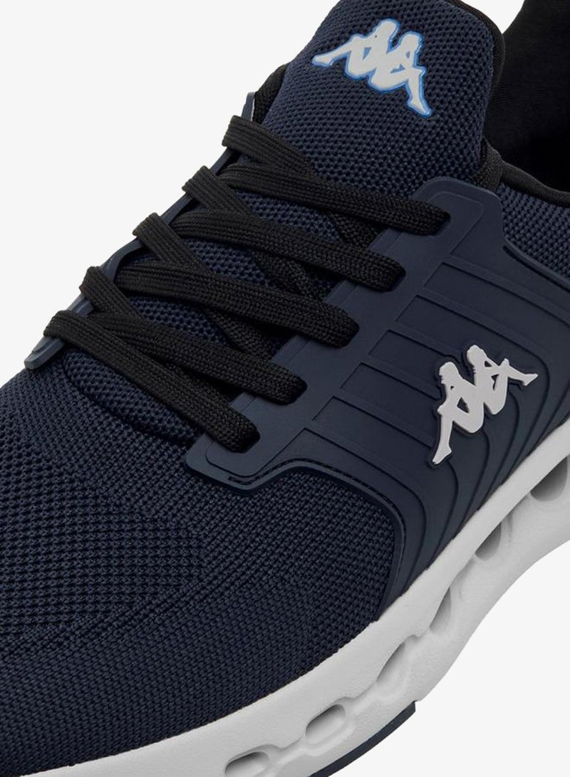 Kappa Men Logo Embossed Lace-Up Sports Shoes - Image 4