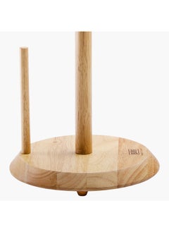 Generic Kitchen Wooden Roll Paper Towel Holder Bathroom Tissue Holder Toilet Paper Stand Napkins Rack  - Image 3